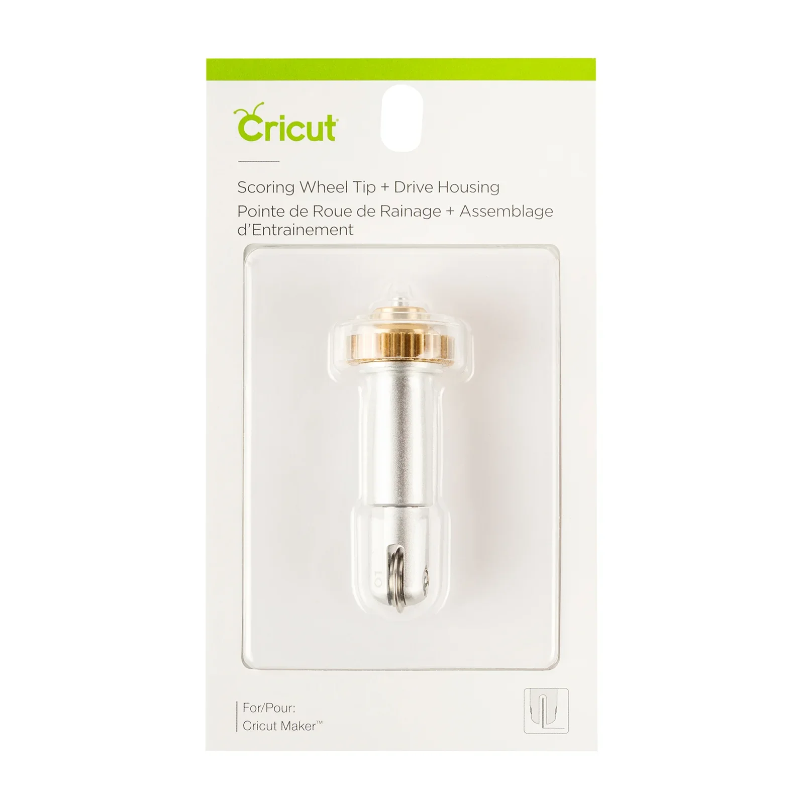 סכין 01 Cricut Scoring Wheel Tip + Drive Housing