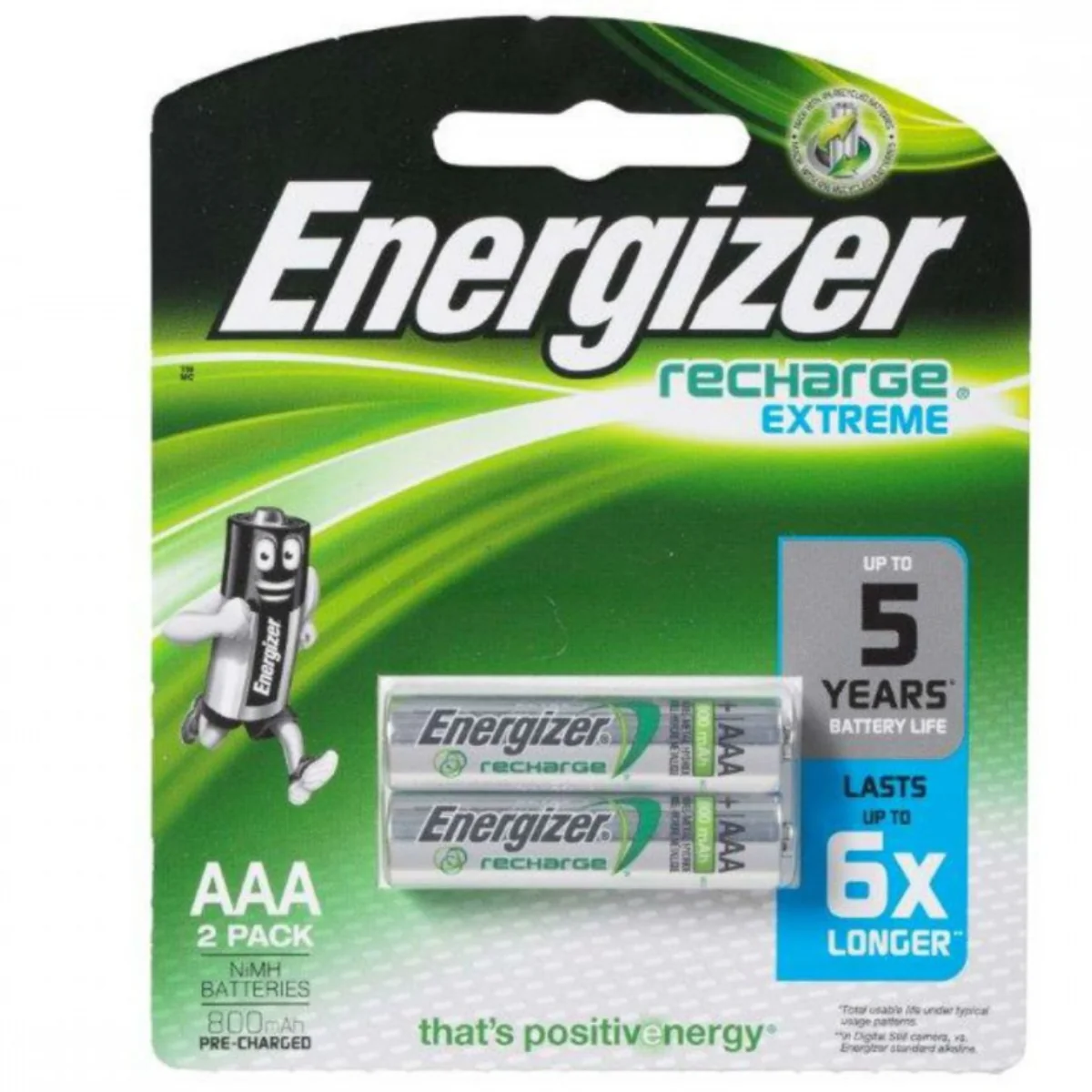 מארז 2 סוללות נטענות Energizer Extreme AAA