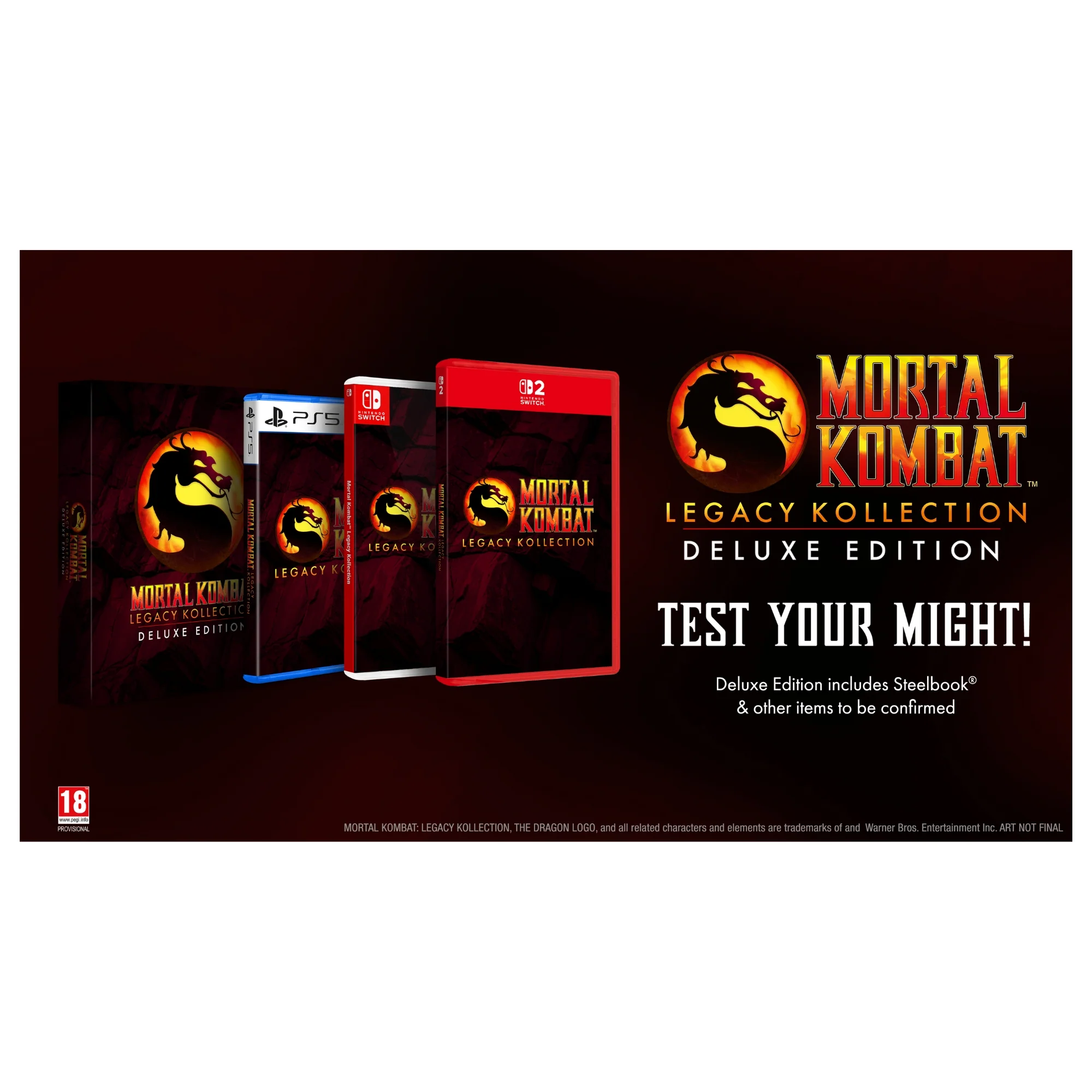 משחק Mortal Kombat Legacy Kollection Deluxe Nintendo Switch - Image 3