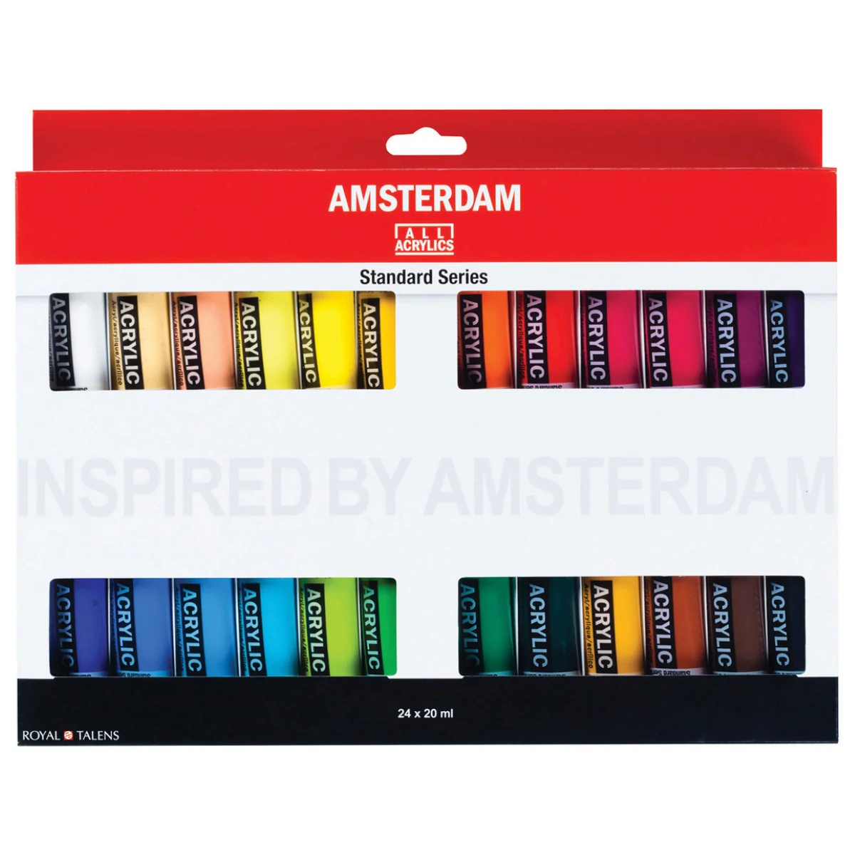 Amsterdam-מארז 24 צבעי אקריליק