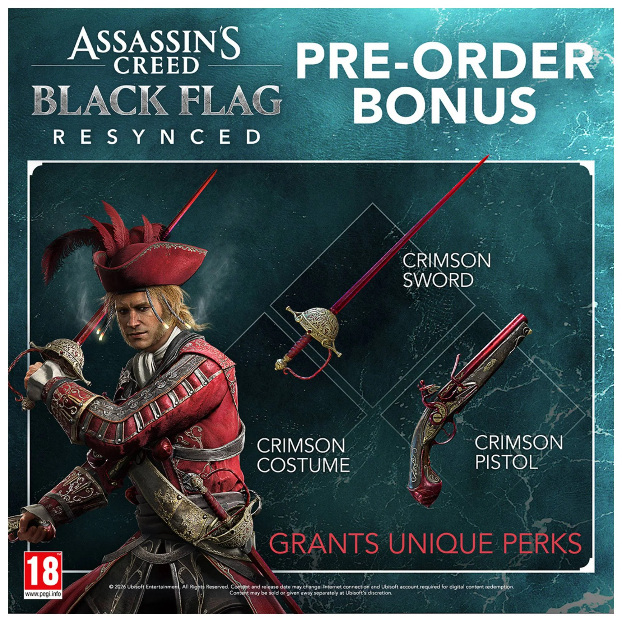Assassins Creed Black Flag Resynced Standard. E. PS5 משחק - Image 3