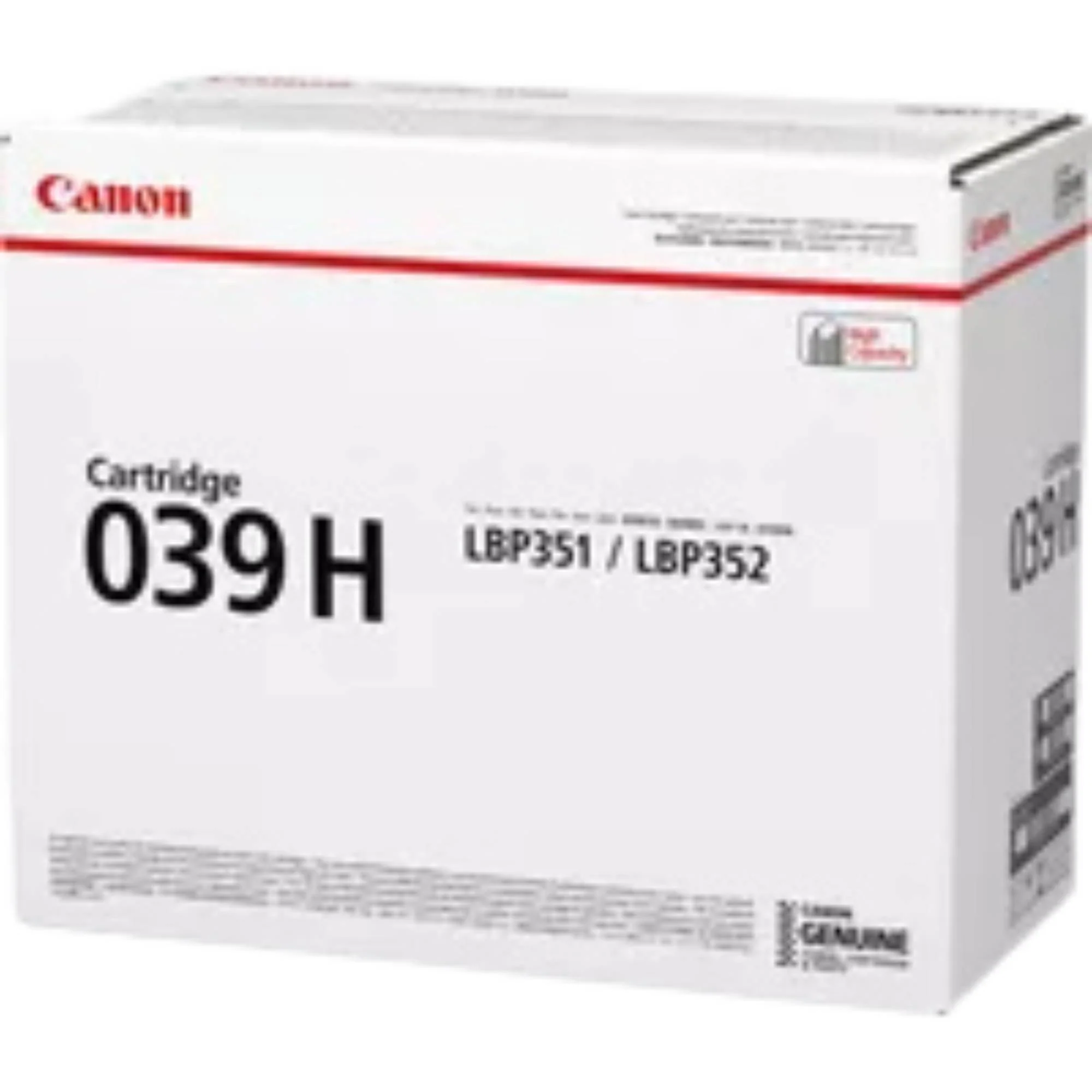טונר Canon 039h 25k שחור - Image 2