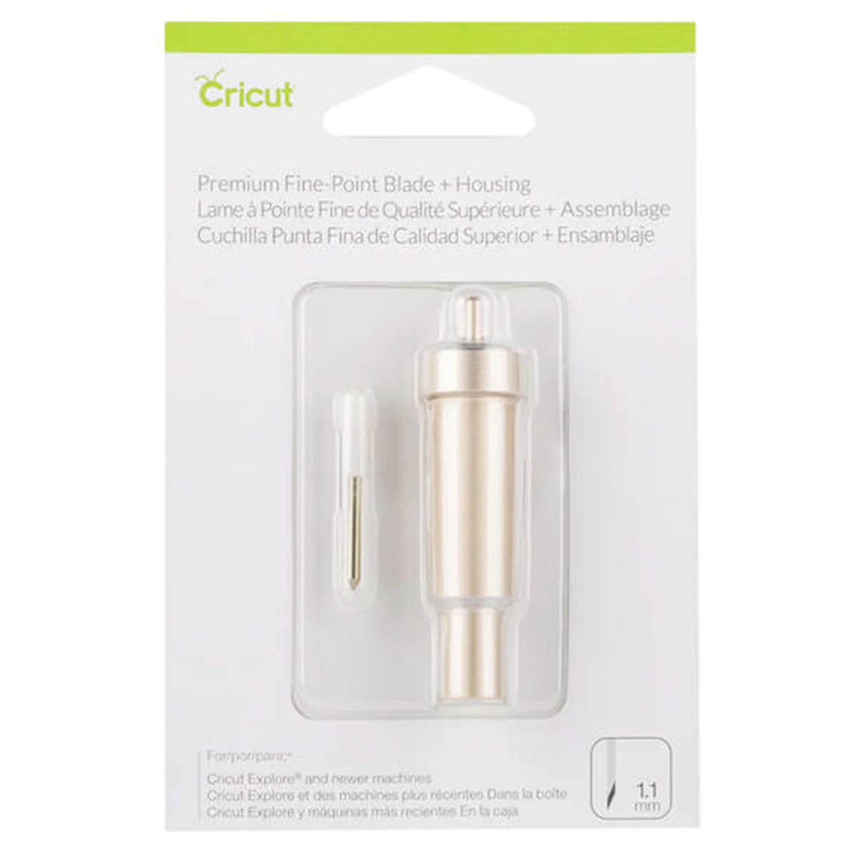 סכין Cricut Premium Fine -Point Blade Housing Gold