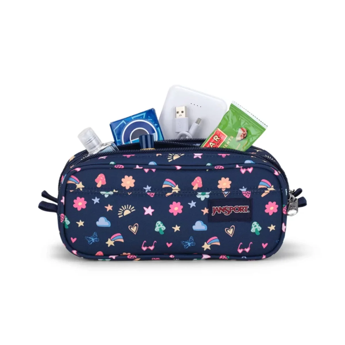 קלמר Jansport שני תאים דגם Large כחול קיץ - Image 3