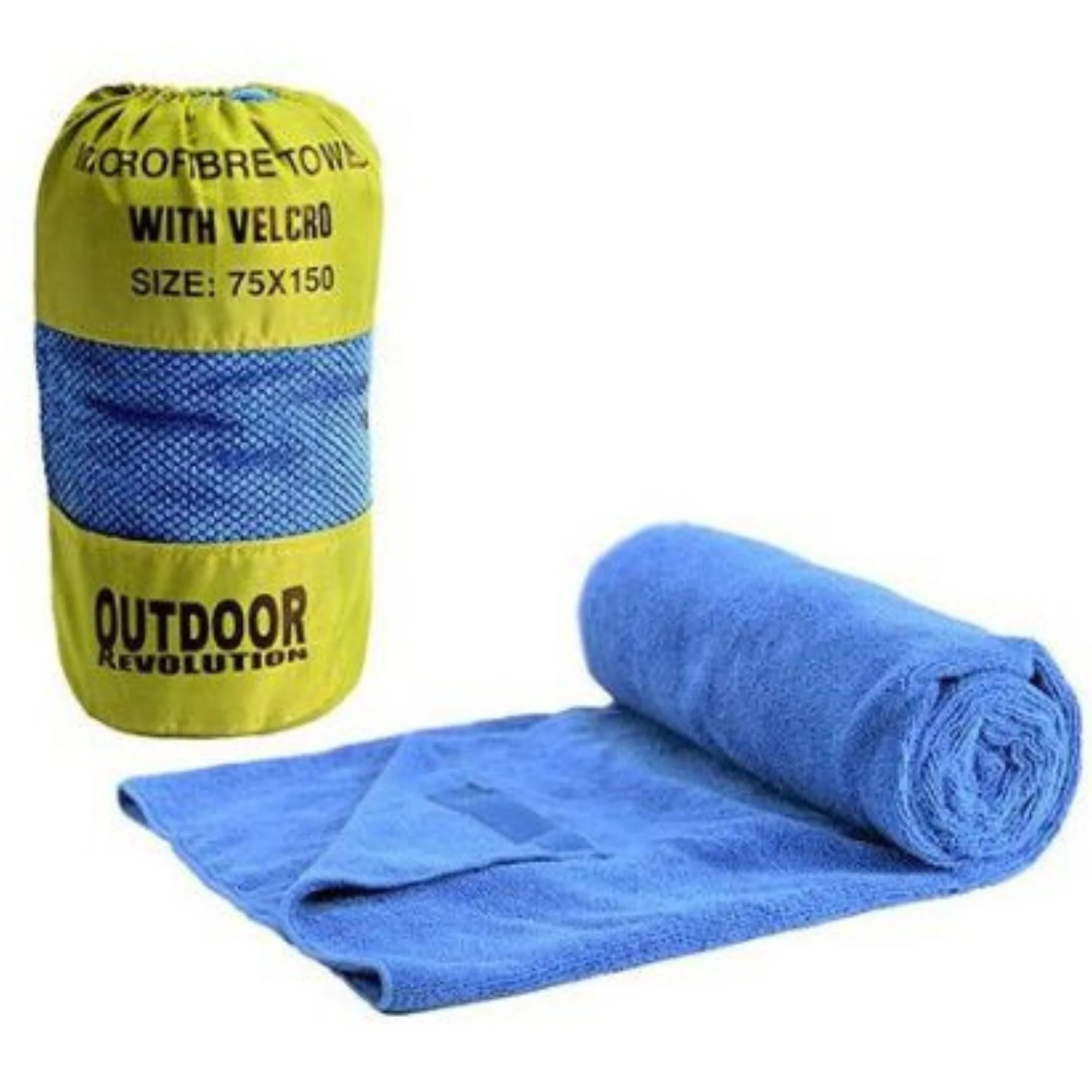 מגבת Microfiber כולל סקוץ' 150*75ס"מ Outdoor Revolution כחול