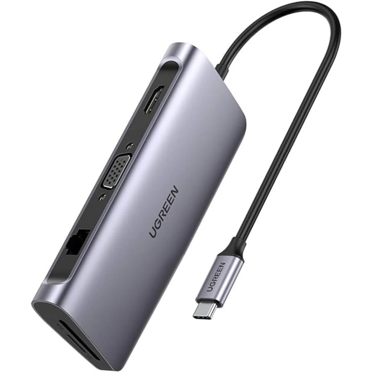 תחנת עגינה Ugreen Hub C USB Ethernet HDMI 9-in-1