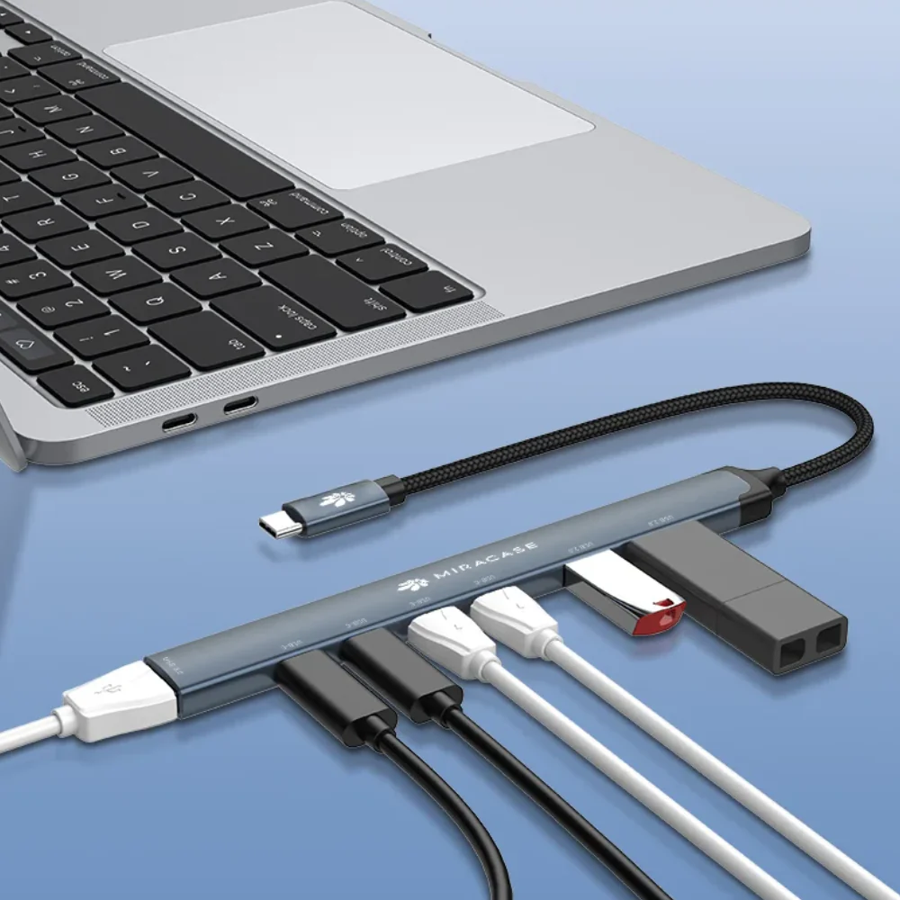 מפצל USB-C רב-שימושי 7 ב-1 דגם Miracase MHUB540 - Image 2