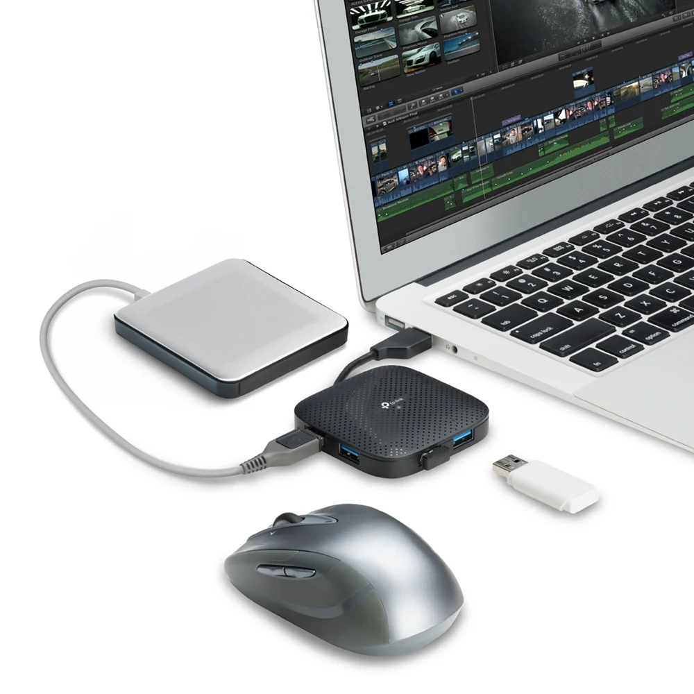 מפצל USB UH400 USB 3.0 4-Port Portable Tp-link - Image 4