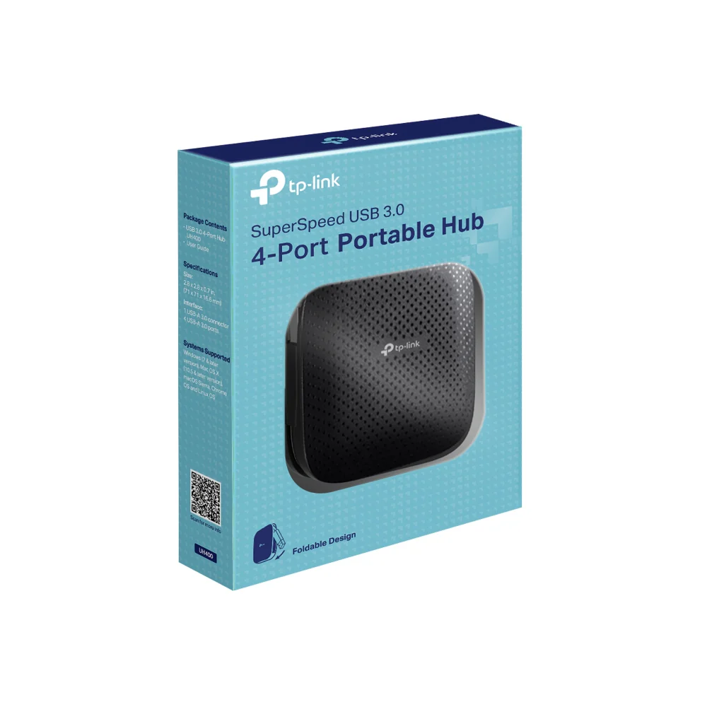 מפצל USB UH400 USB 3.0 4-Port Portable Tp-link - Image 5