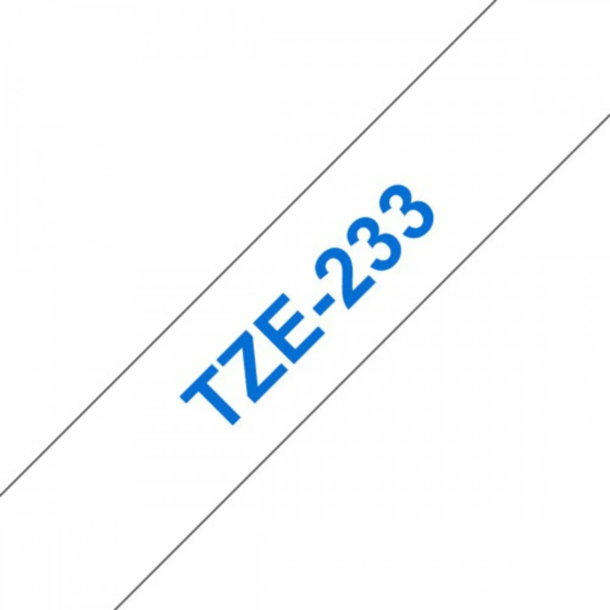 סרט TZE-233 כחול על לבן 12 מ"מ Brother - Image 2