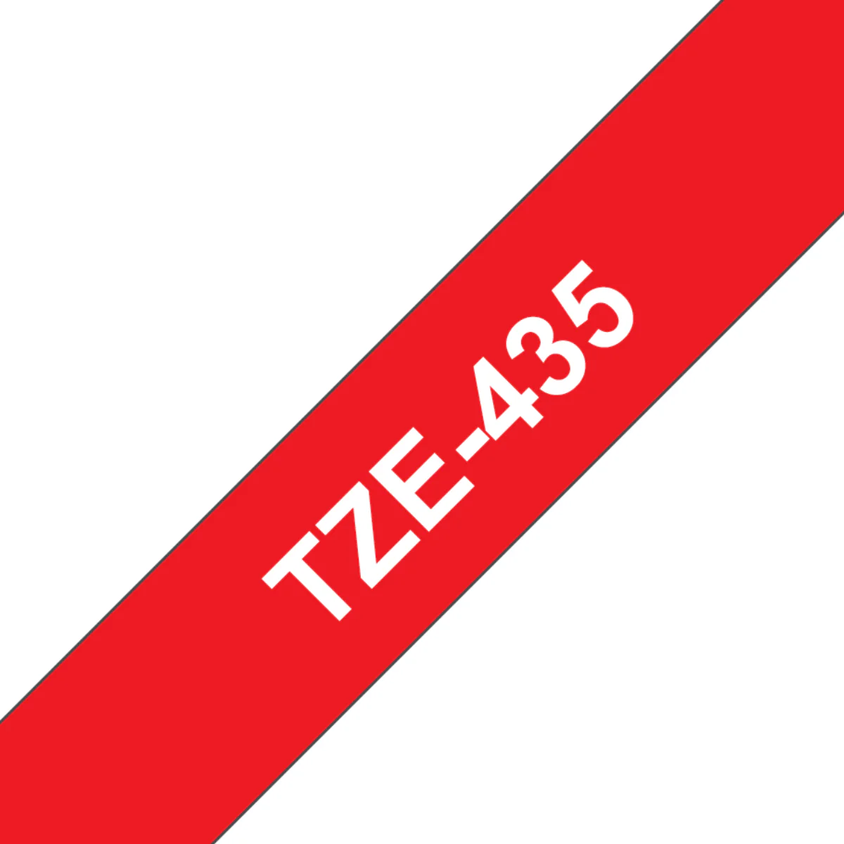 סרט TZE-435 לבן על אדום 12 מ"מ Brother - Image 3