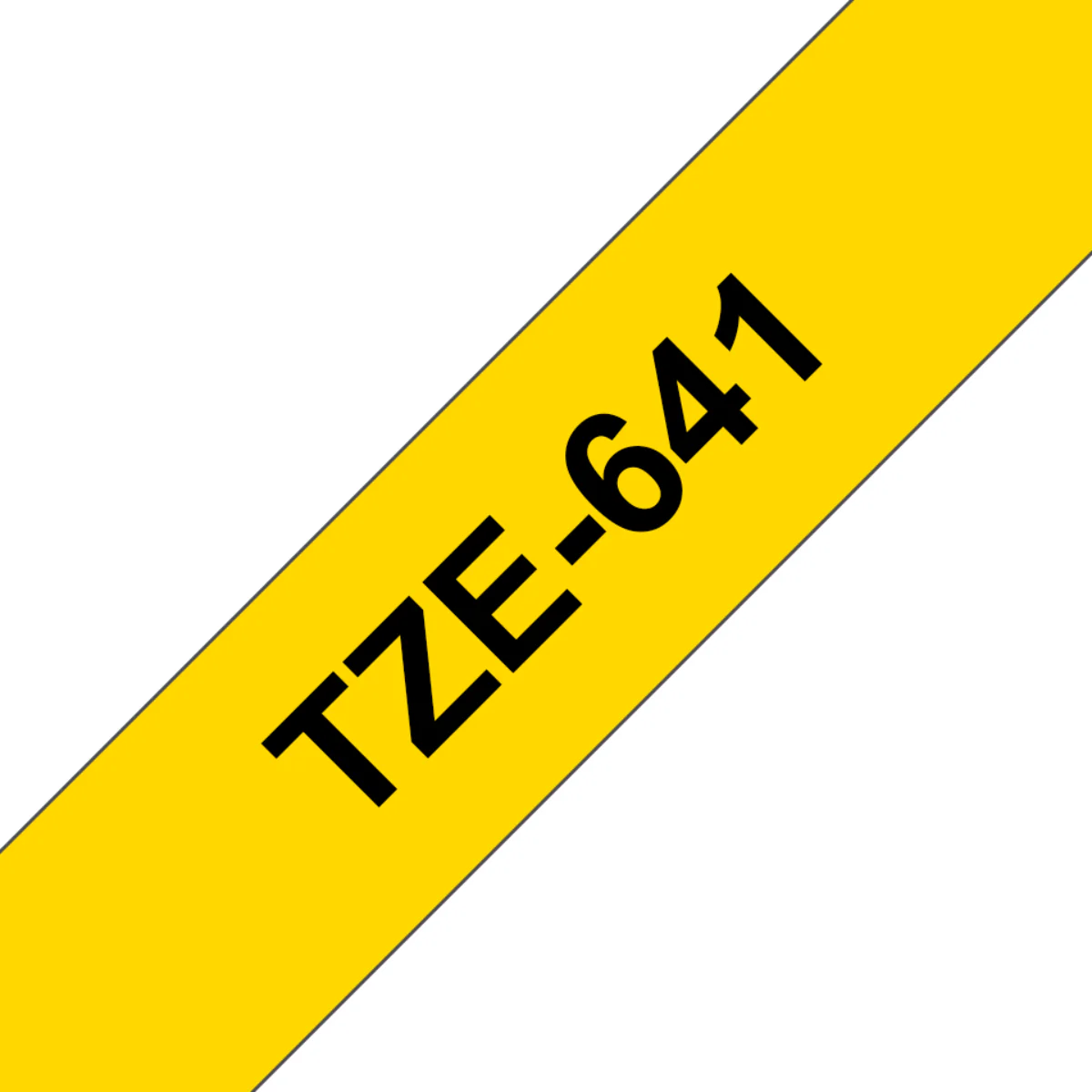 סרט TZE-641 שחור/צהוב 18 מ"מ Brother - Image 3