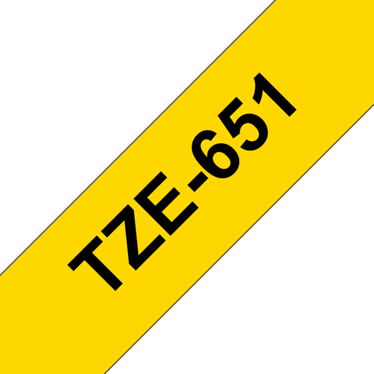 סרט TZE-651 שחור/צהוב 24 מ"מ Brother - Image 3