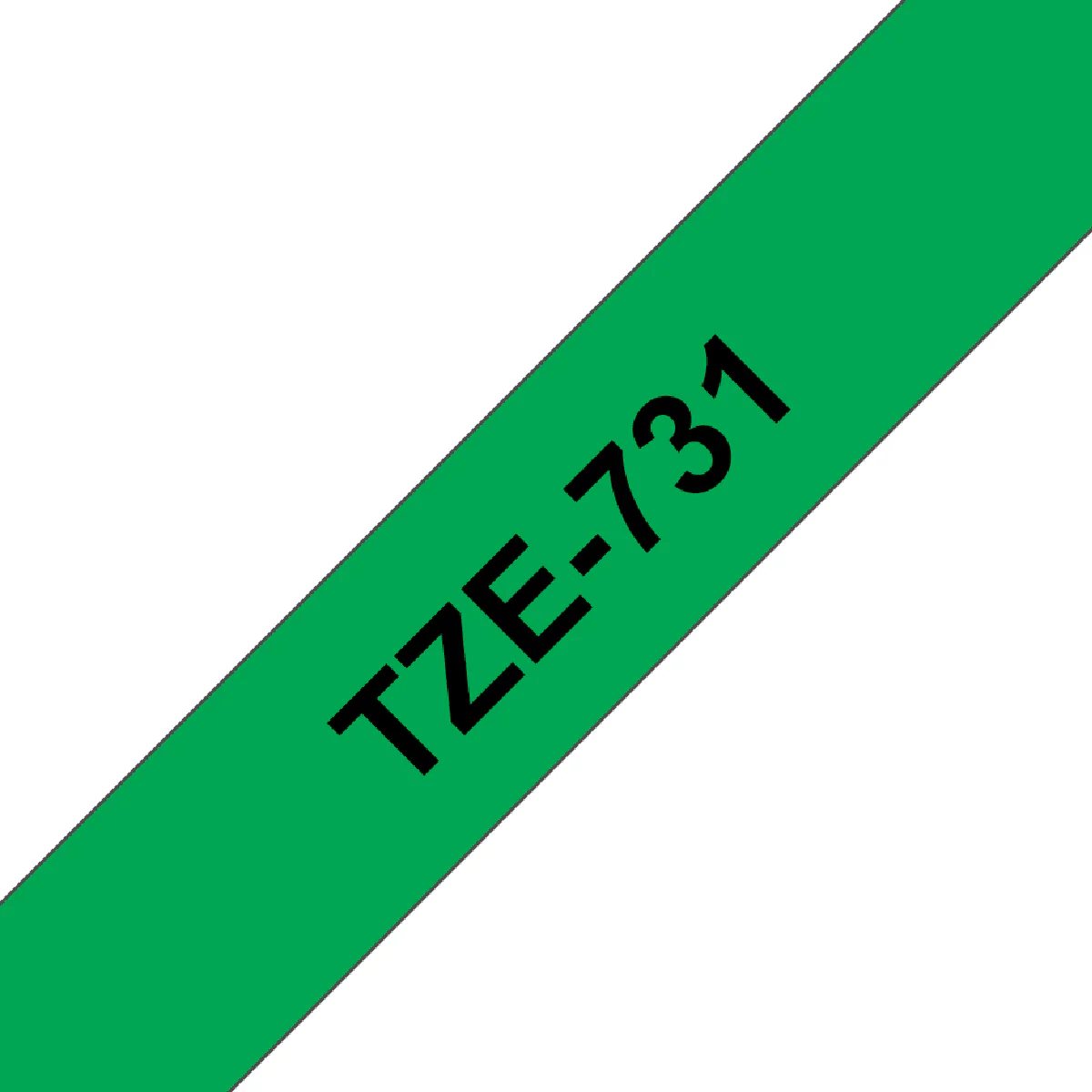 סרט TZE-731 שחור על ירוק 12 מ"מ Brother - Image 3