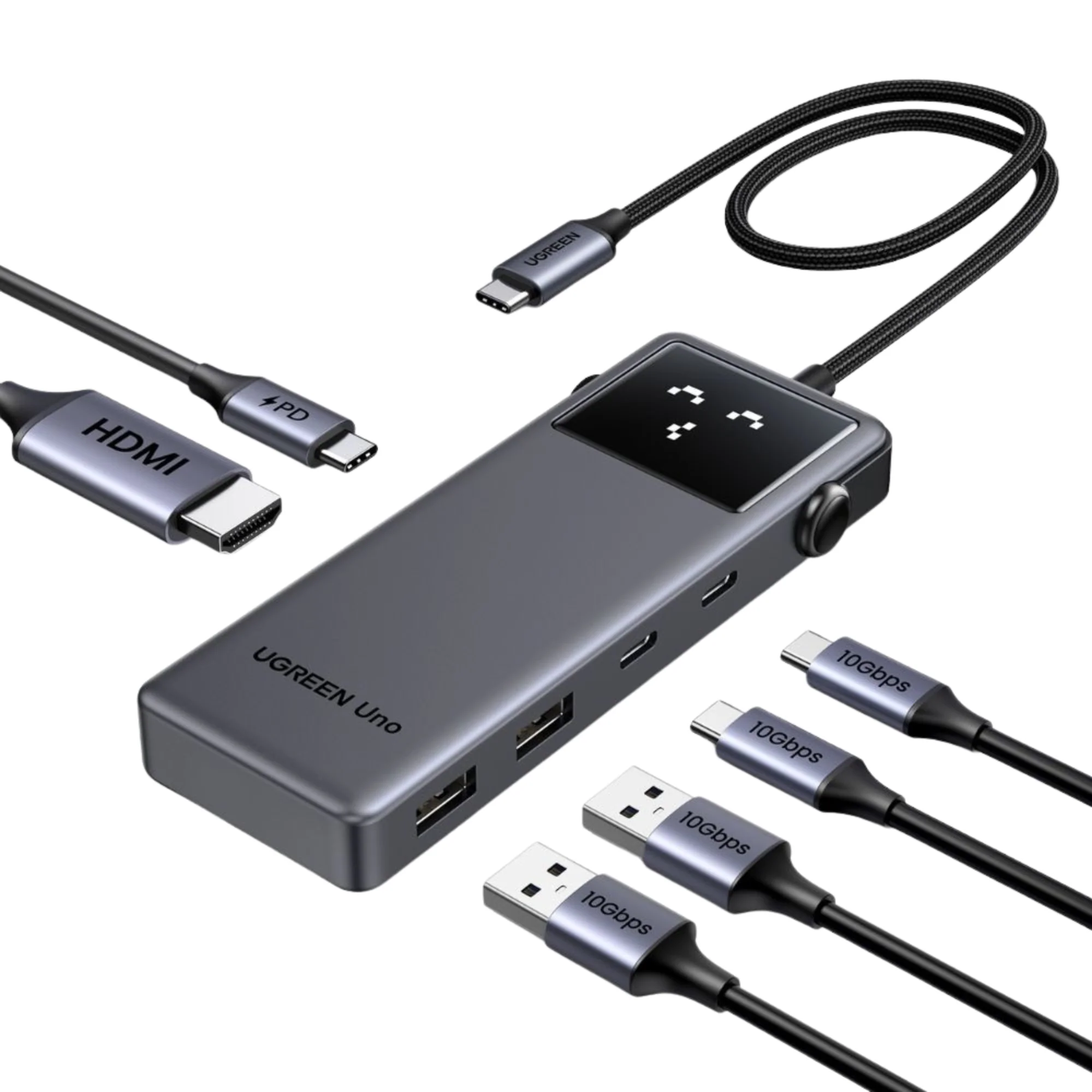 מפצלUSB C Hub  6 ב-1 Ugreen Uno - Image 2