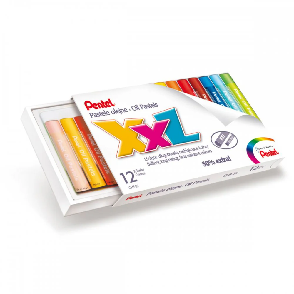 סט 12 צבעי פנדה - XXL Pentel