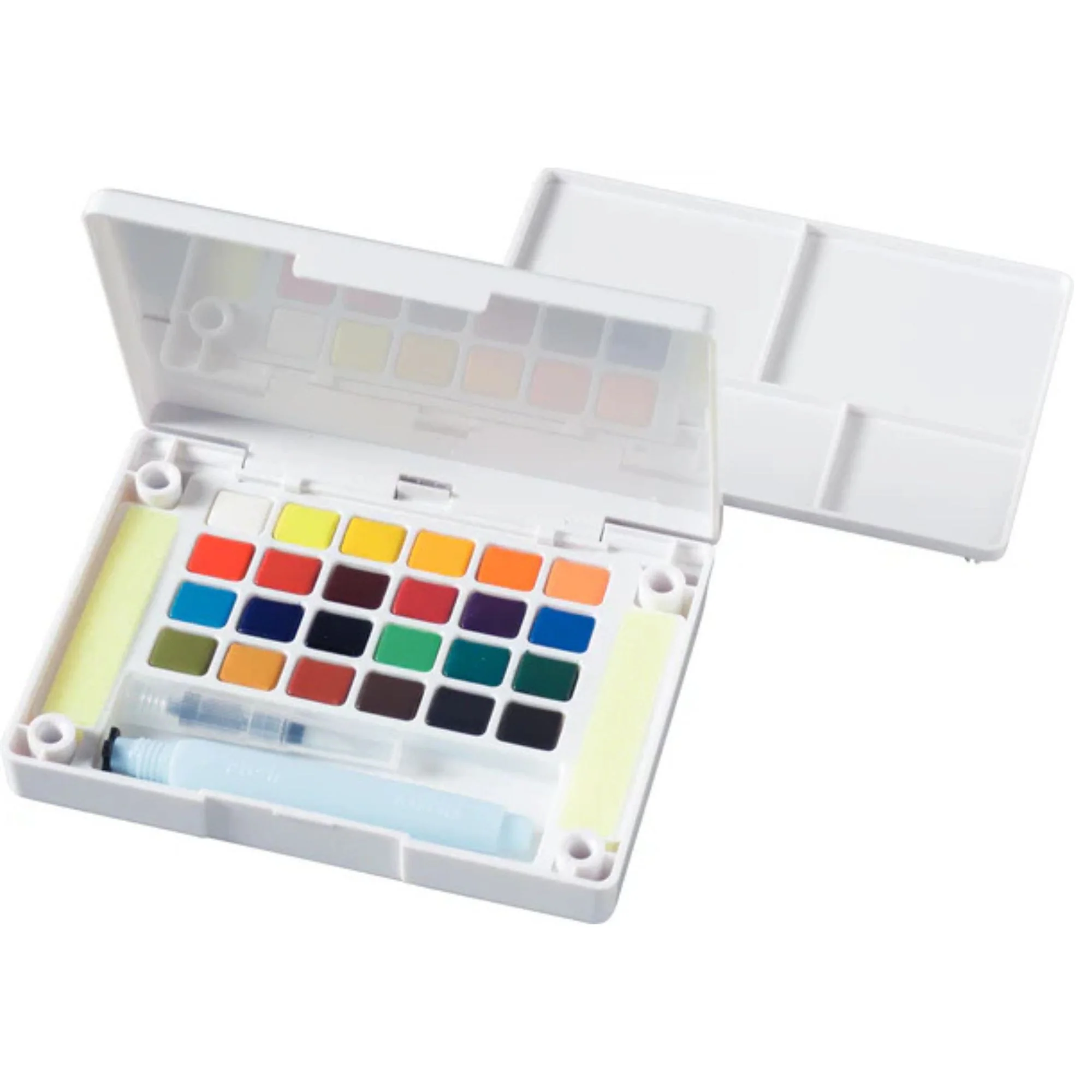 סט 24 צבעי מים מכחול ומיכל מים - Sakura Koi set XNCW24N - Image 2