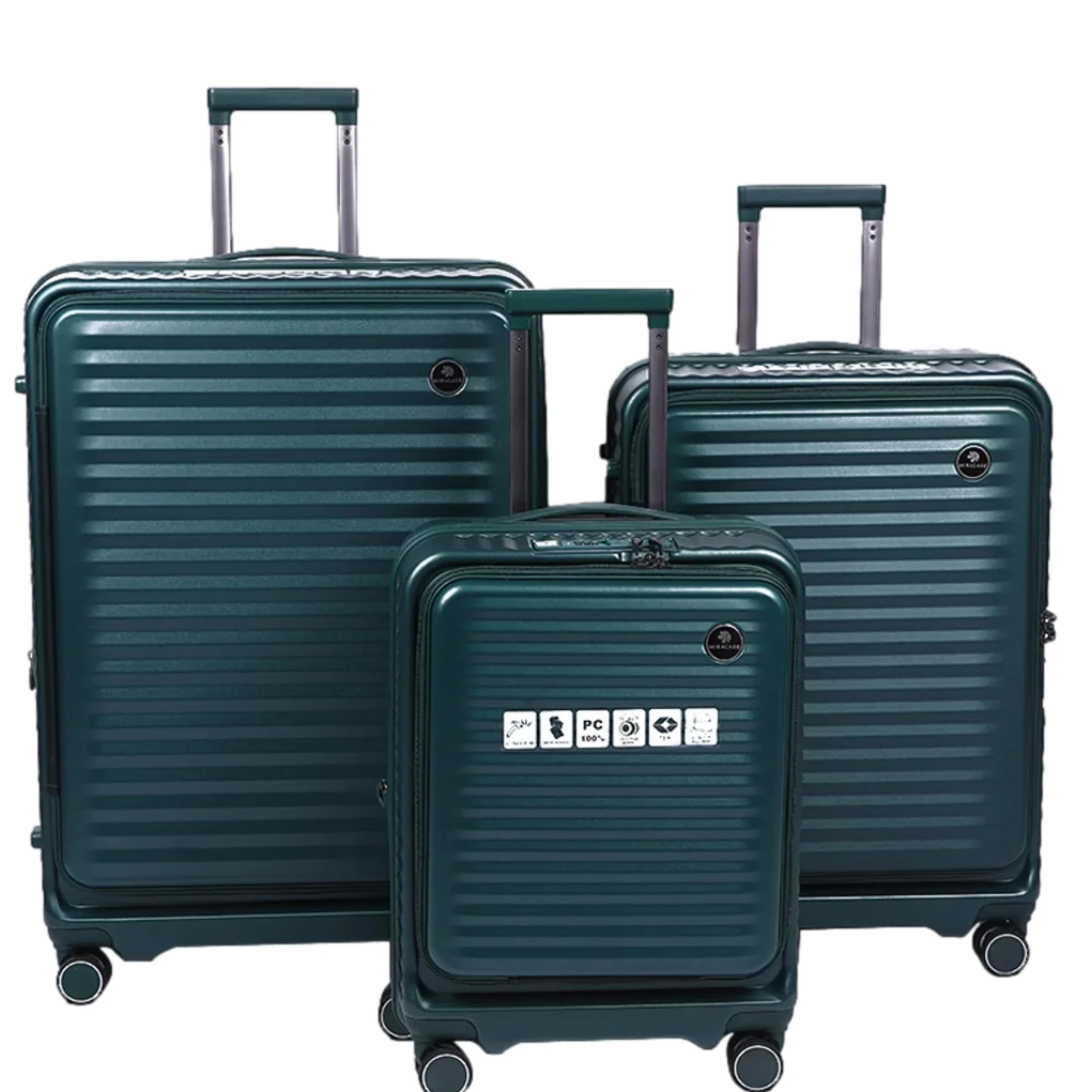 סט 3 מזוודות קשיחות Miracase MLS500 - Image 10