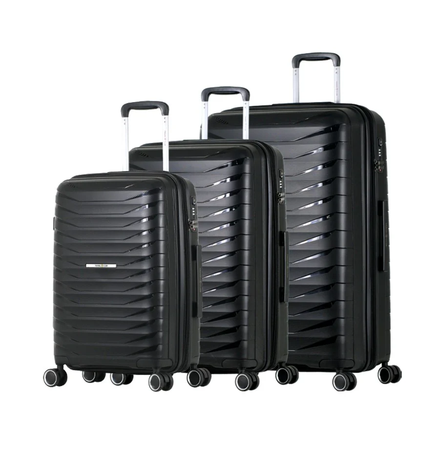 סט 3 מזוודות קשיחות Travel Club