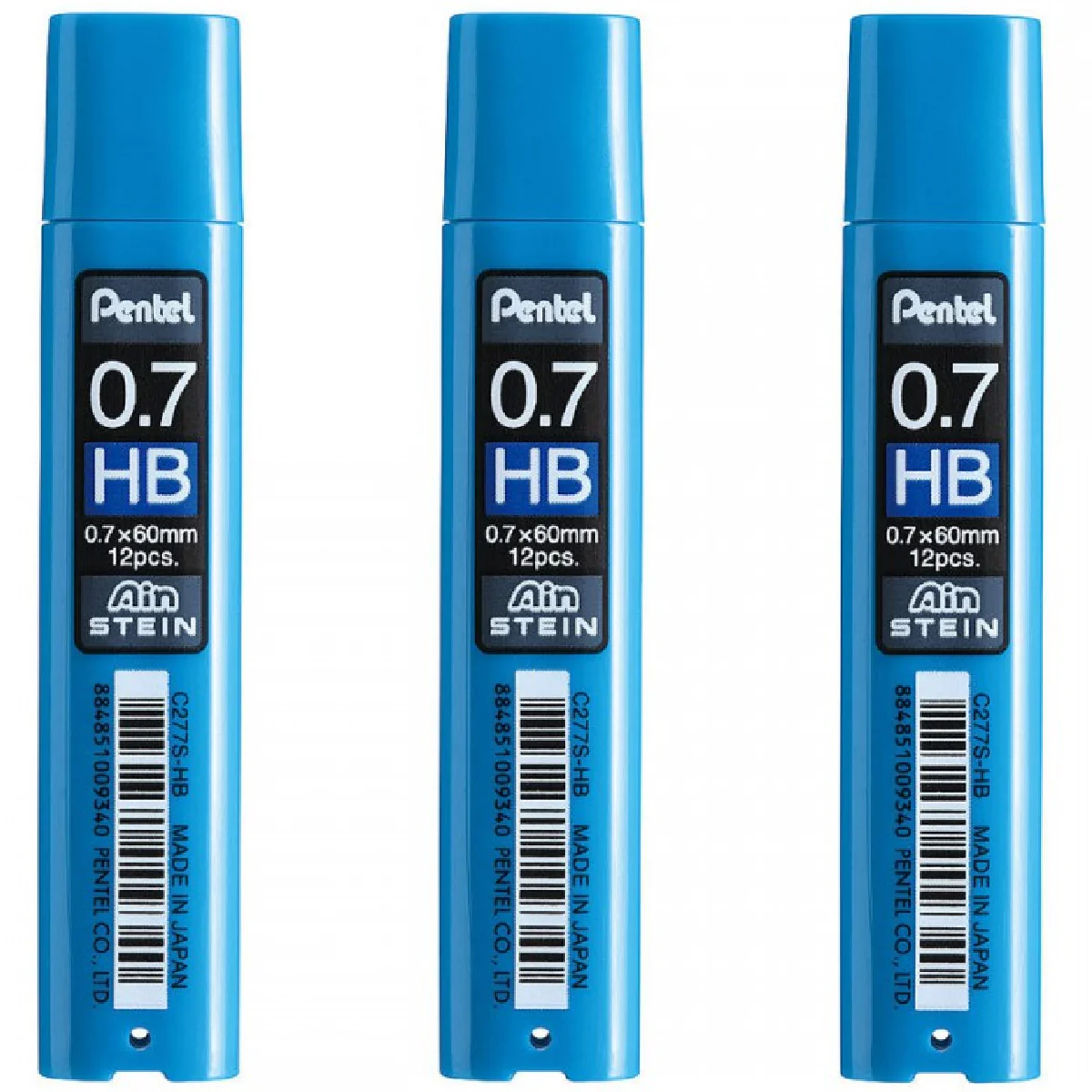 סט 3 עופרות Pentel 0.7