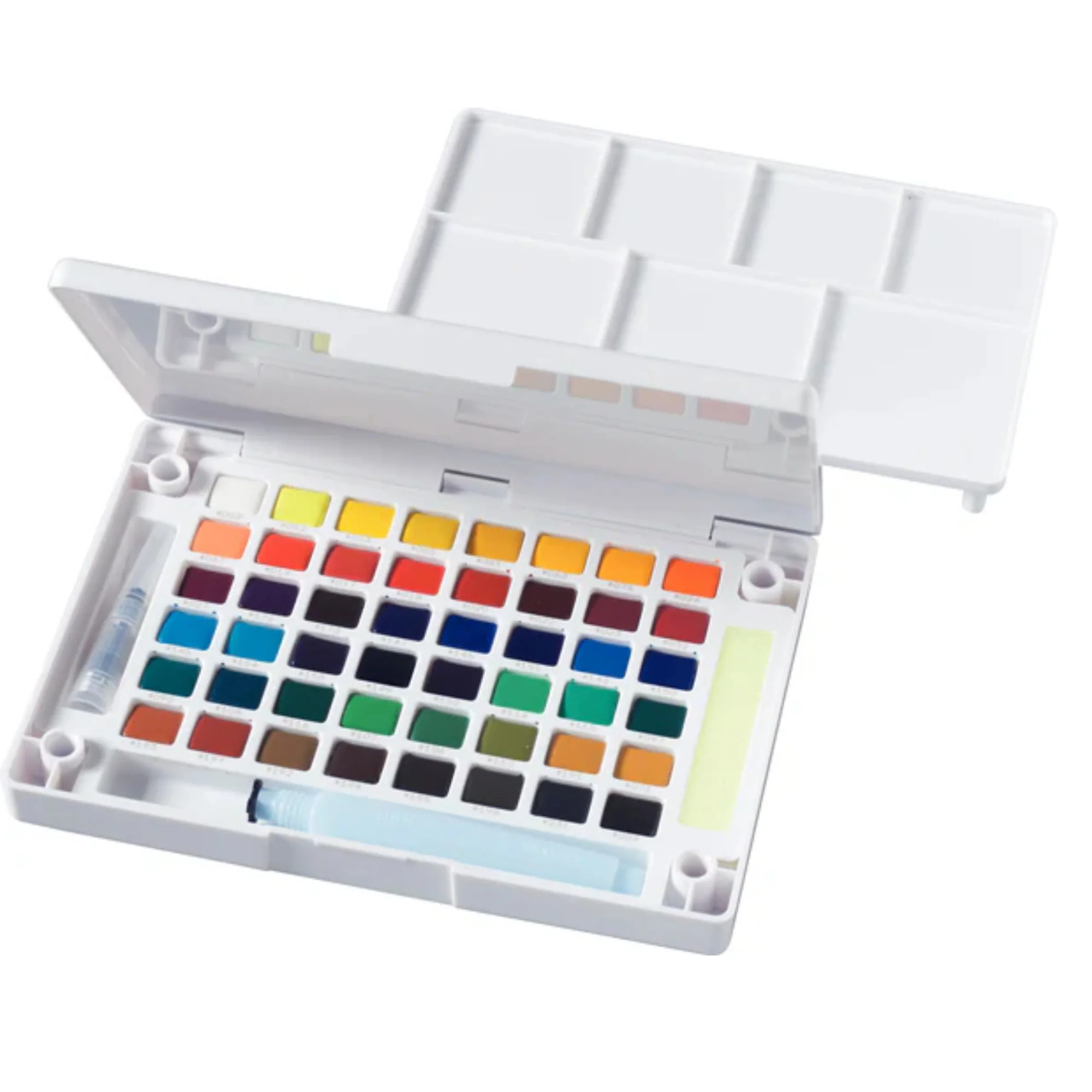 סט 48 צבעי מים ומכחול מיכל מיוחד - Sakura Koi set XNCW-48N - Image 3