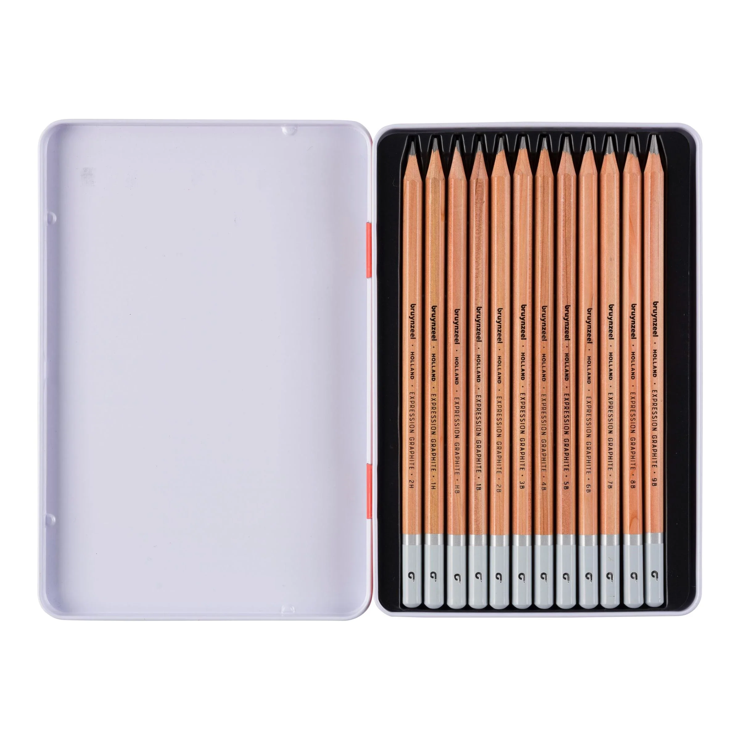 12 עפרונות שרטוט - Bruynzeel Expression graphite - Image 3