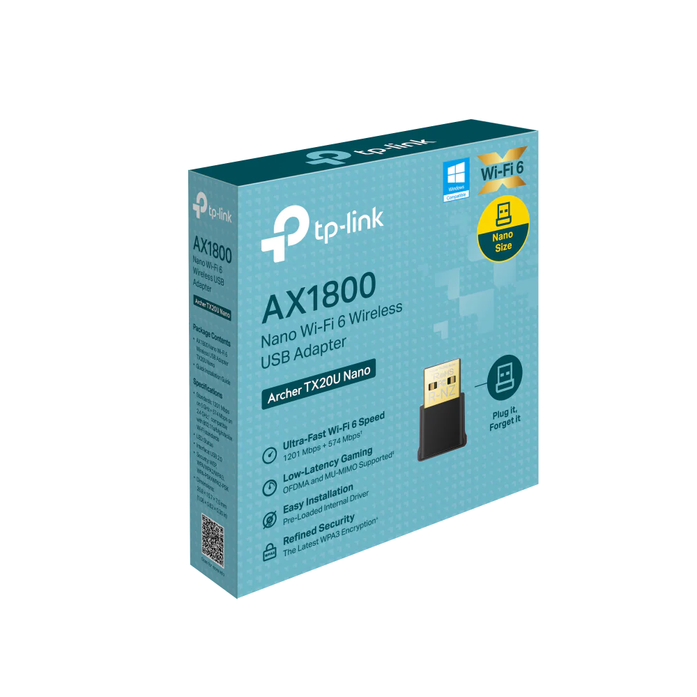 כרטיס רשת USB אלחוטי Archer TX20U Nano AX1800 USB Adapter Tp-Link - Image 5
