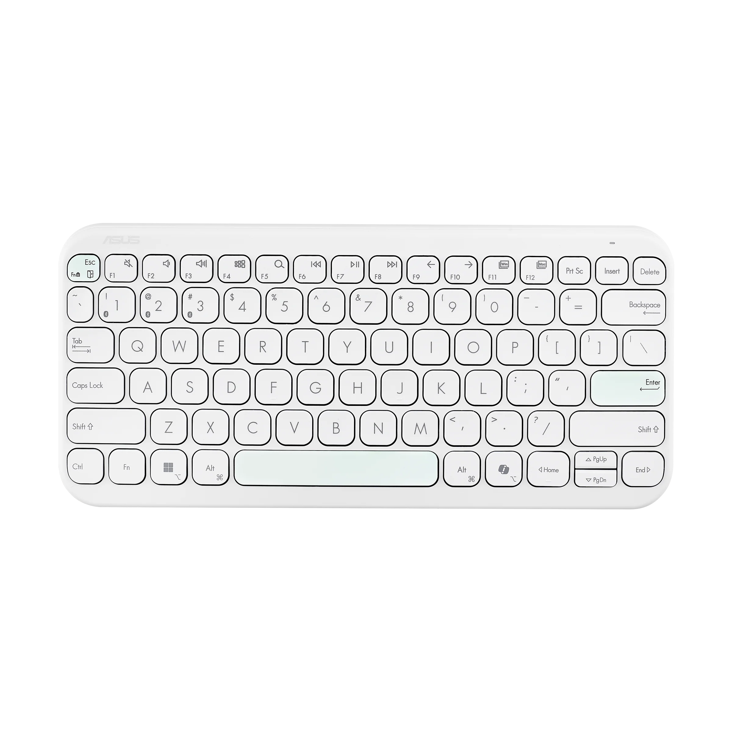 מקלדת אלחוטית ASUS KW100 Bluetooth Copilot אנגלית- עברית