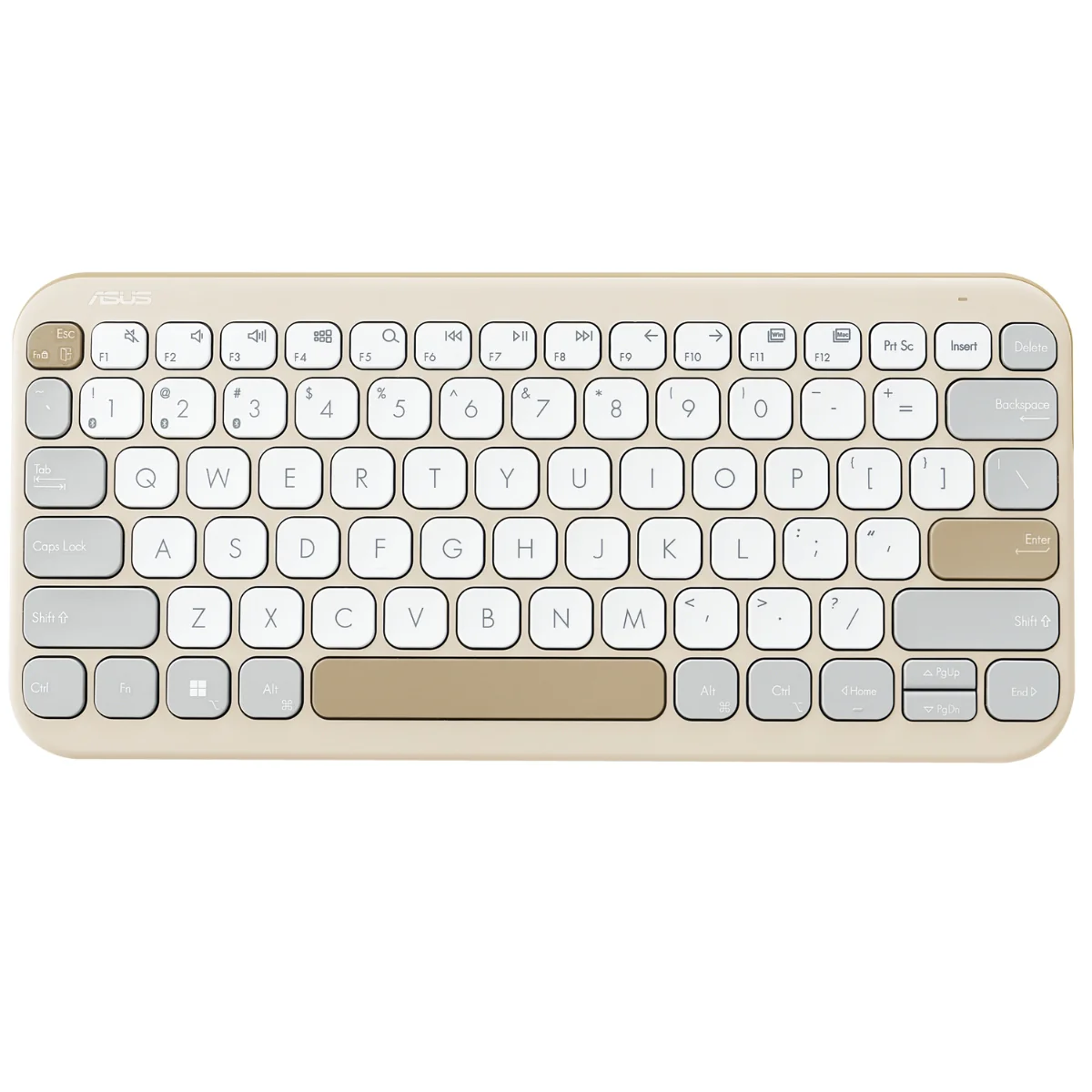 מקלדת אלחוטית ASUS KW100 Bluetooth Copilot אנגלית- עברית - Image 2