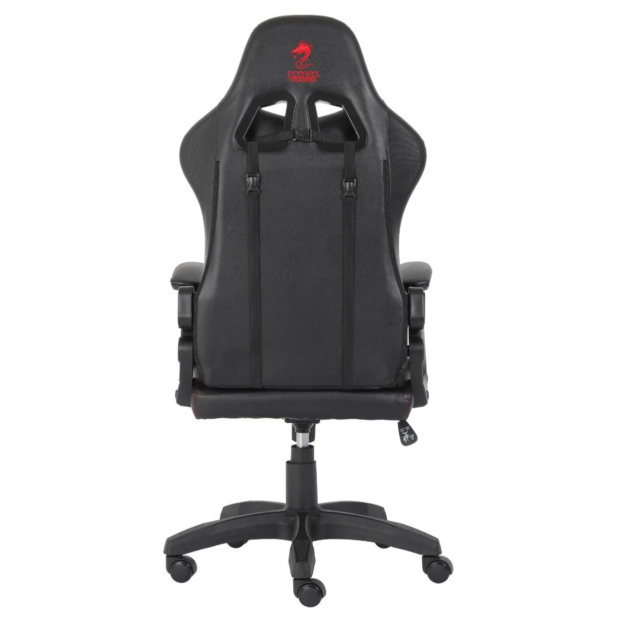 כיסא גיימינג דמוי עור תפירה באדום-Dragon Ace Pro - Image 4