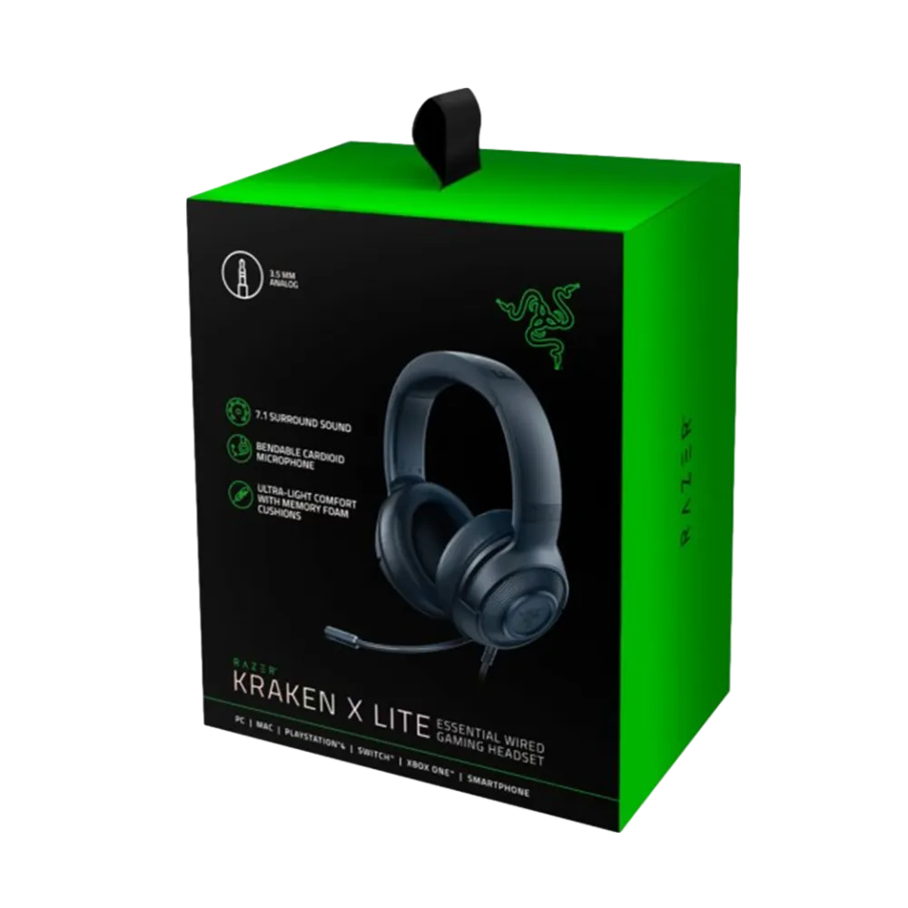אוזניות גיימינג Razer Kraken X Lite - Image 3