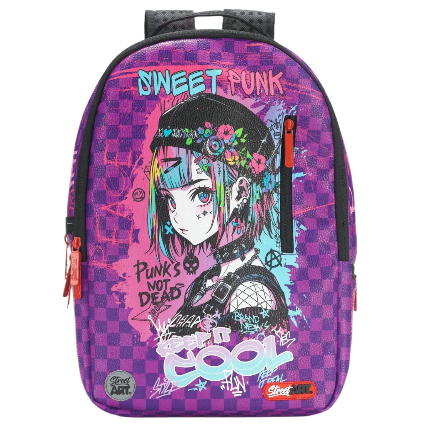 תיק גב 2 ב-1 Street Art Anime Sociaty PU