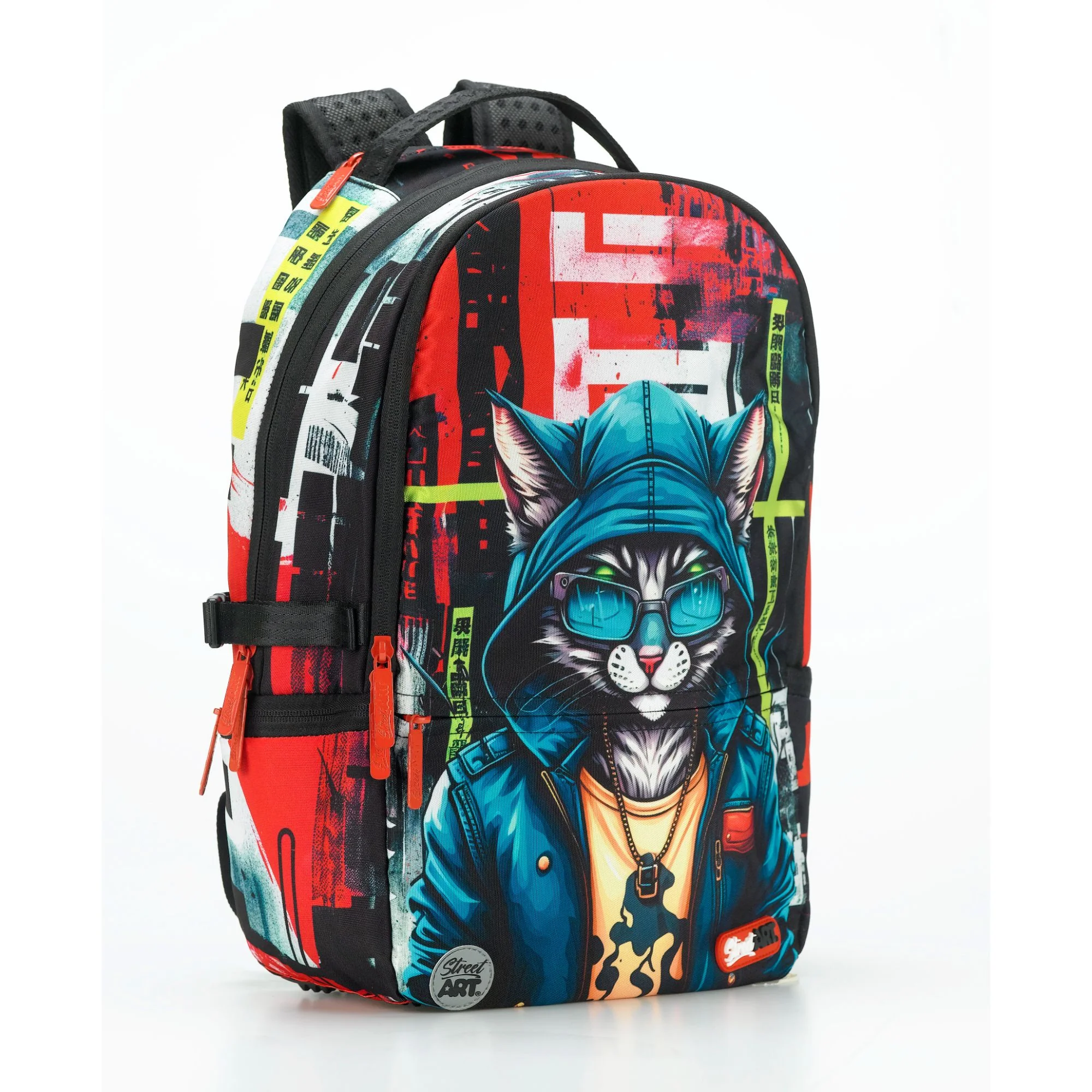תיק גב Street art Street Cat - Image 2