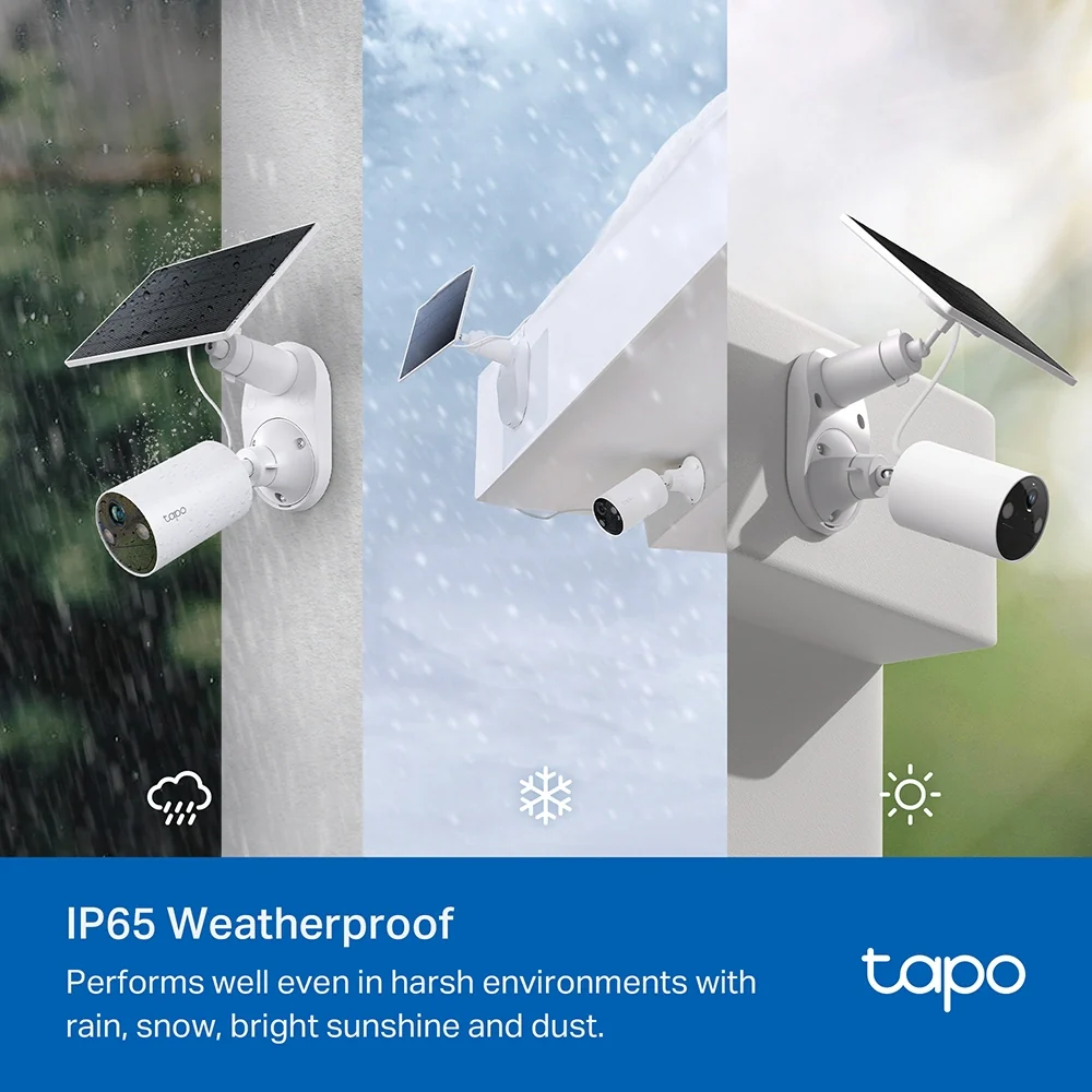 מצלמה 3MP עם פאנל סולארי Tapo C410 kit Tp-link - Image 4