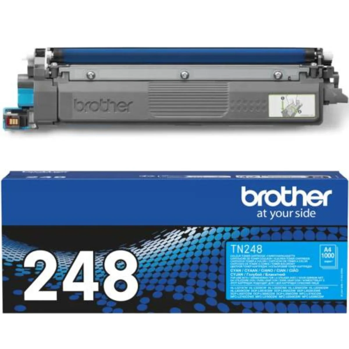 טונר כחול Brother TN248 - Image 2